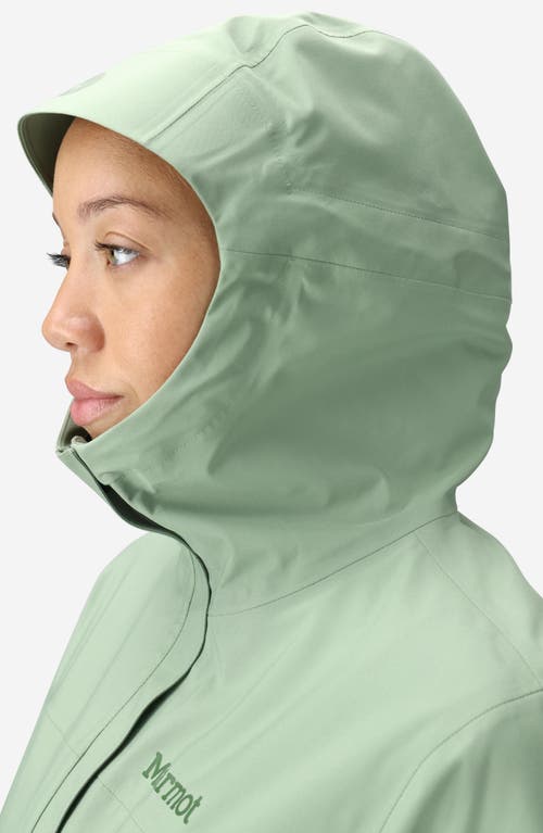 Marmot Precip® Eco Pro Waterproof Hooded Jacket In Green