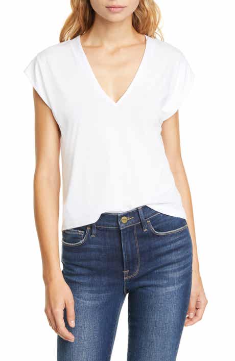 Le Mid Rise V-Neck T-Shirt