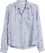 beachlunchlounge Caitlin Embroidered Shirt