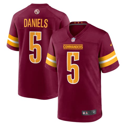 Men's Nike Jayden Daniels Burgundy Washington Commanders  Player Game Jersey
