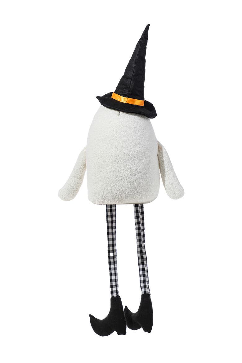 5ft Halloween Lighted Fabric Ghost Shelf Sitter, Alternate, color, White