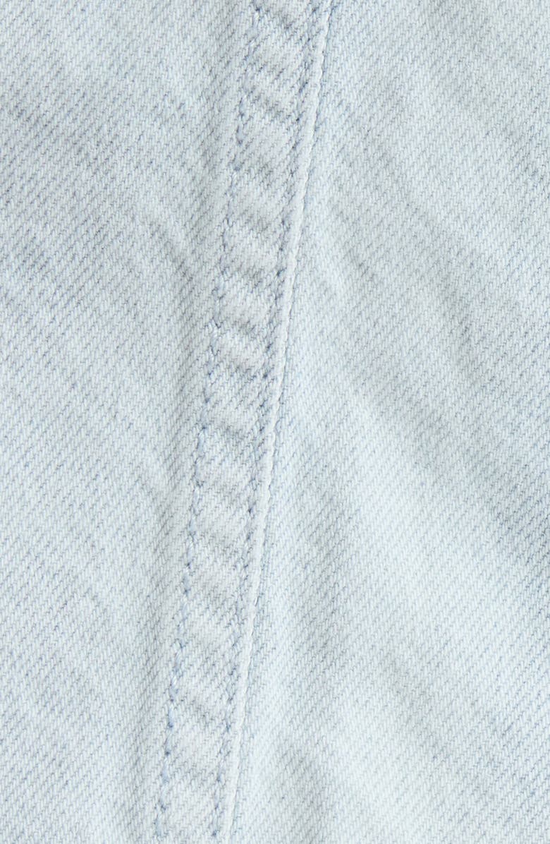 Billabong Jade Saltwashed Denim Wrap Miniskort, Alternate, color, Blue Mist