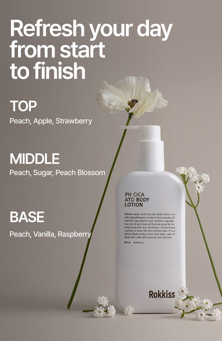 ROKKISS PH Cica Ato Body Lotion, Alternate, color, 
