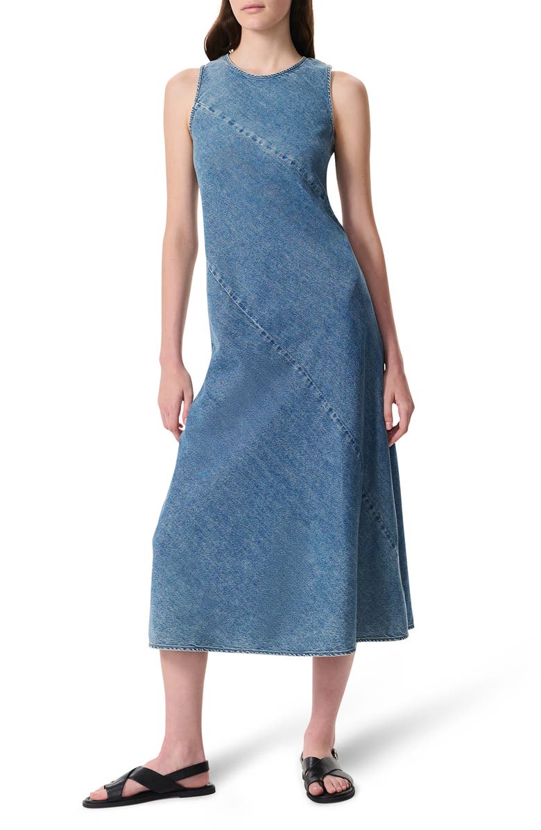 rag & bone Lisbon Featherweight Denim Midi Dress, Main, color, 