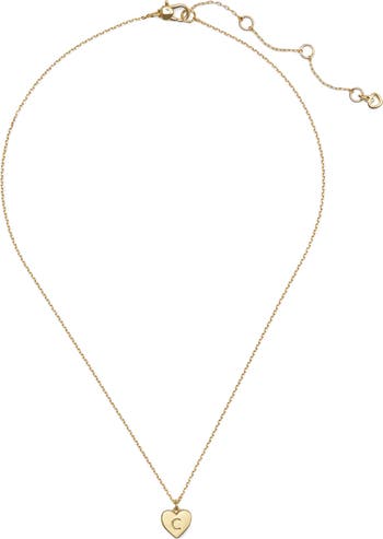 Kate Spade New York initial heart pendant necklace Nordstrom