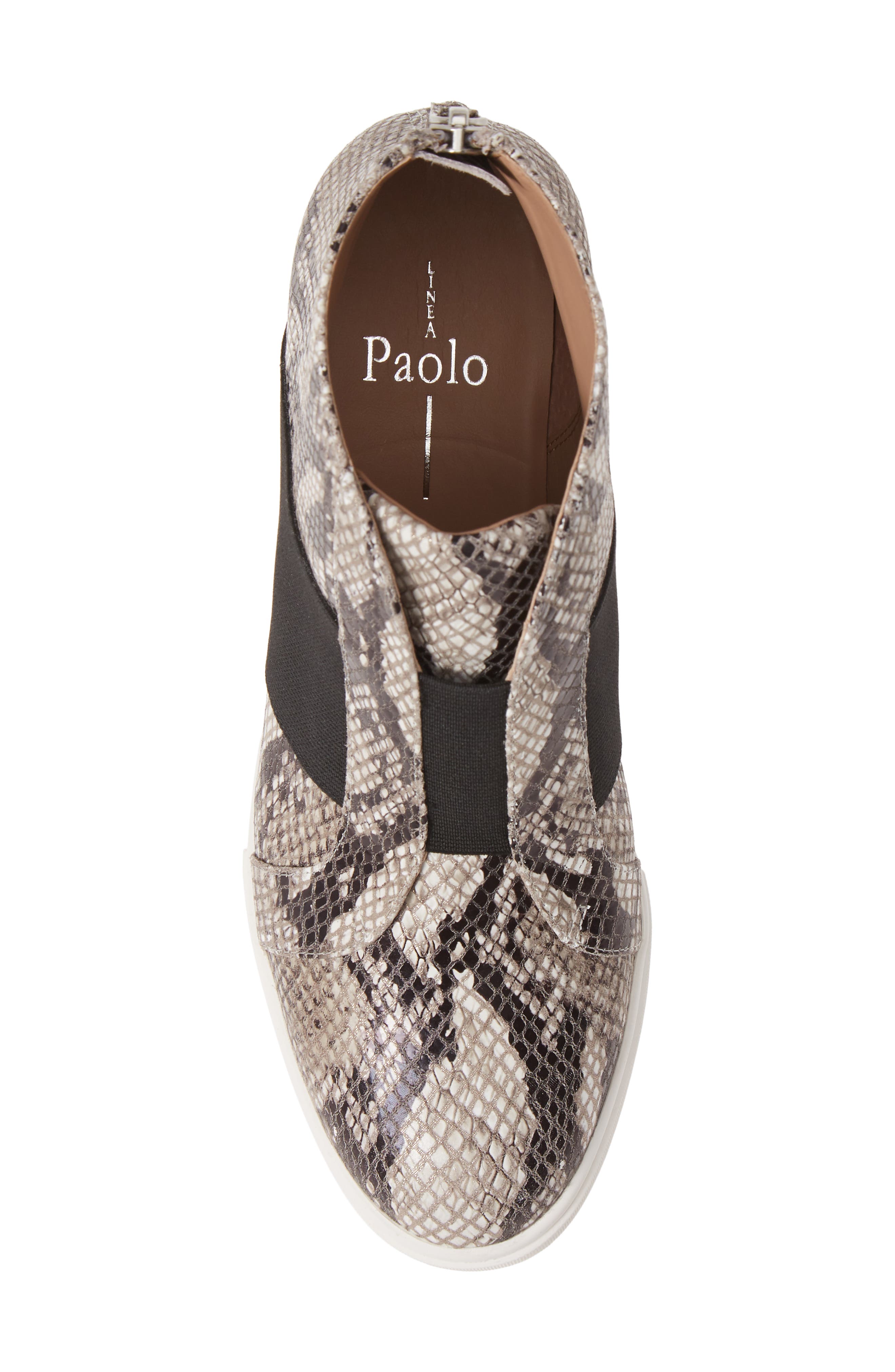 Amber Wedge Sneaker, Alternate, color, PYTHON PRINT LEATHER