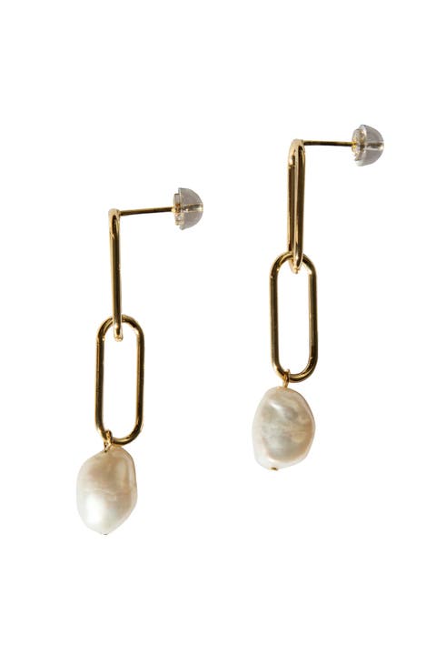 Carla Pearl drop earrings