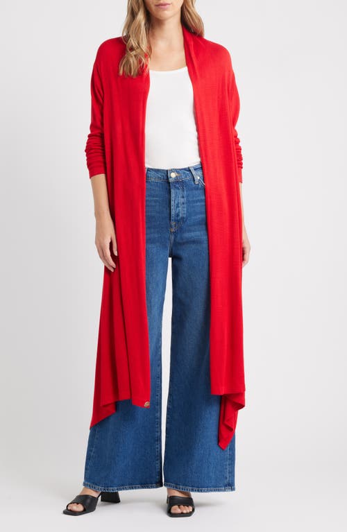 Dai Moda Cat Wrap Sweater Shawl in Red  product