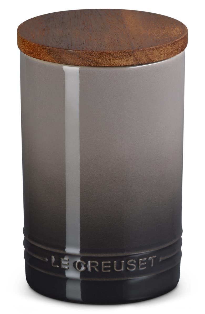 Le Creuset Signature Stoneware 26-Ounce Storage Canister, Main, color, Oyster