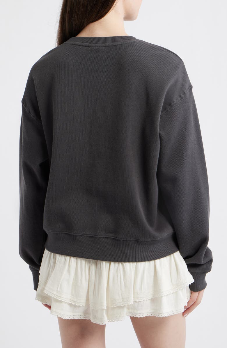 Rip Curl Saloon Relaxed Graphic Sweatshirt, Alternate, color, Washed Black