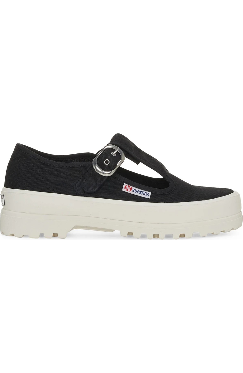 Superga 2541 Mary Jane Alpina Sneakers, Main, color, Black Avorio