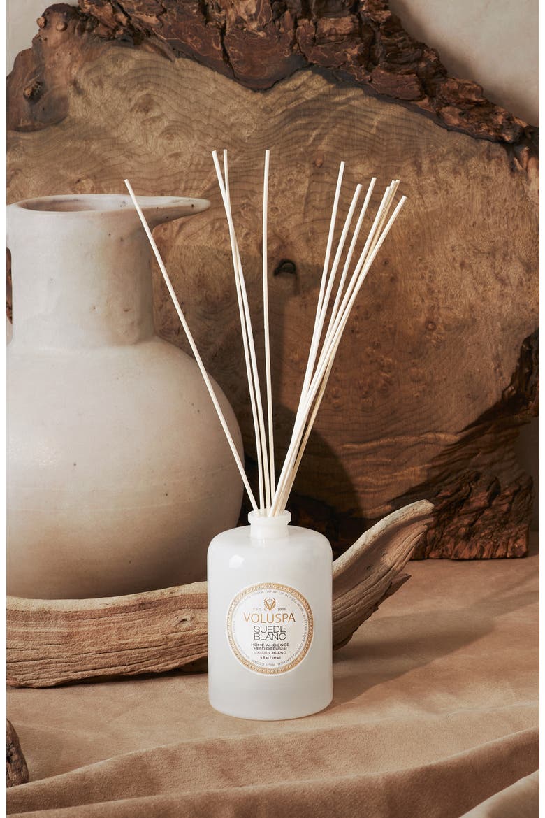 Suede Blanc Reed Diffuser, Alternate, color, SUEDE BLANC