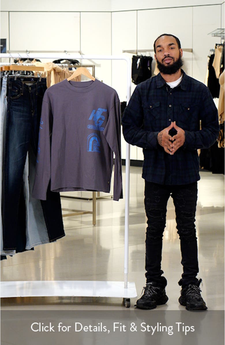 Mall Long Sleeve Cotton Graphic T-Shirt, sales video thumbnail