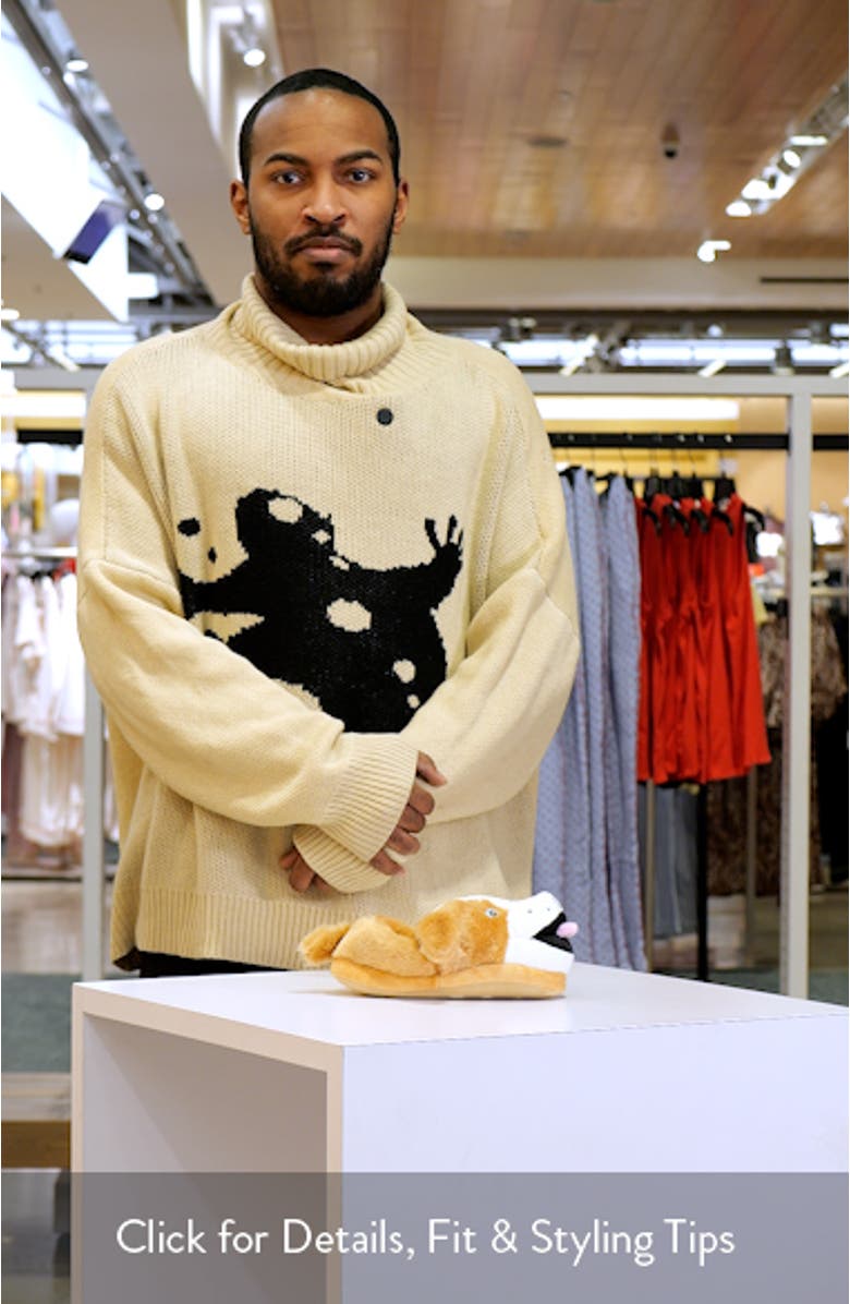 Kids' Rocky Puppy Faux Fur Light-Up Slipper, sales video thumbnail