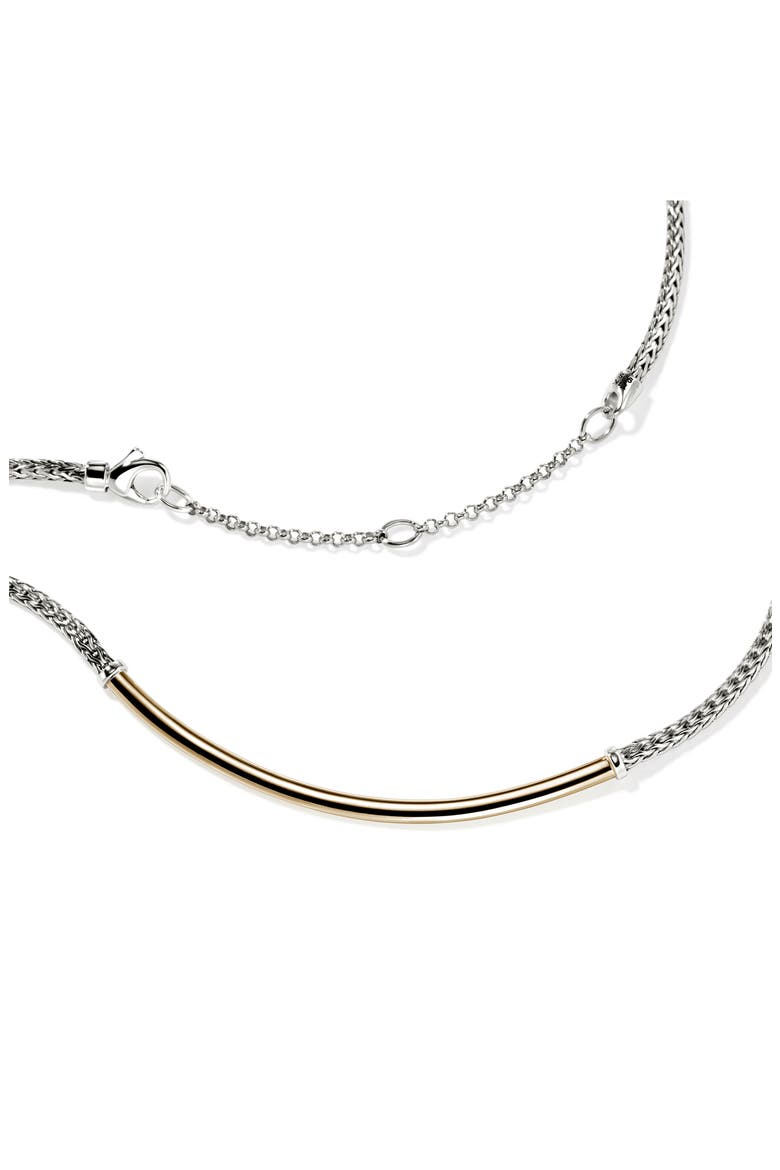 JH Essentials Necklace, 2.5mm, Alternate, color, SILVER/ GOLD