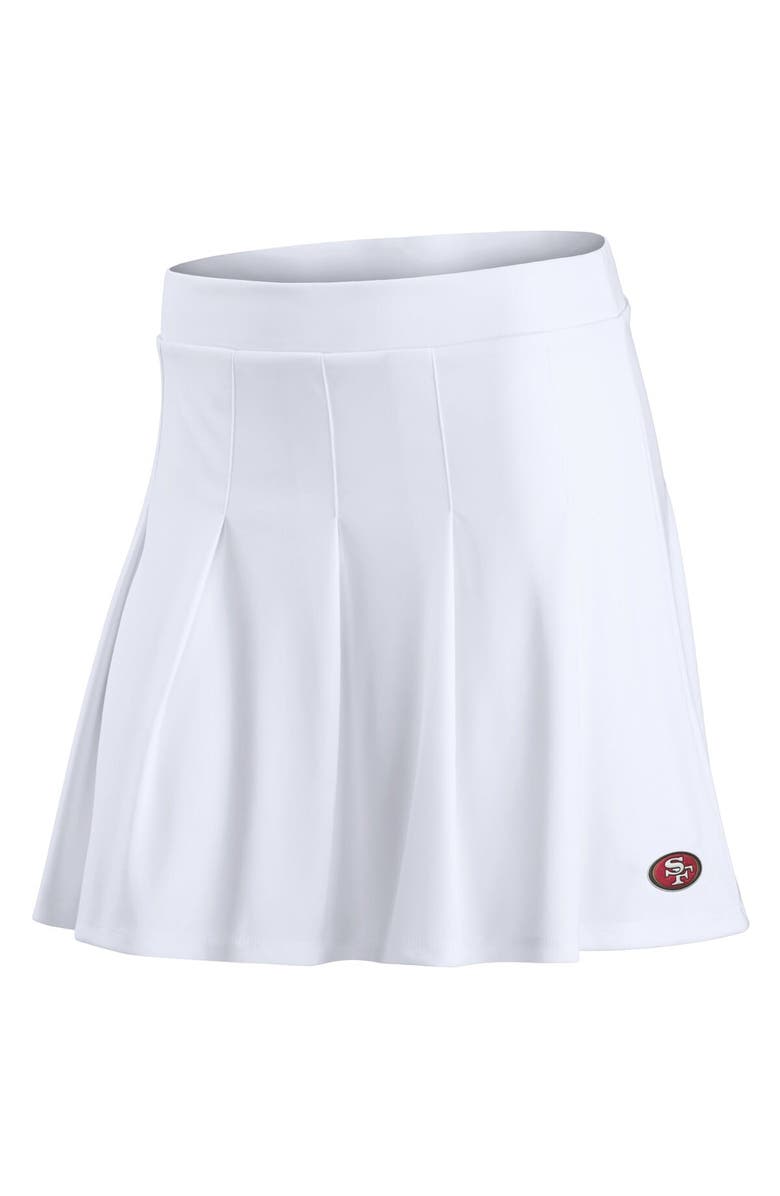 FANATICS Women's Fanatics White San Francisco 49ers Primary Logo Tennis Skort, Alternate, color, White
