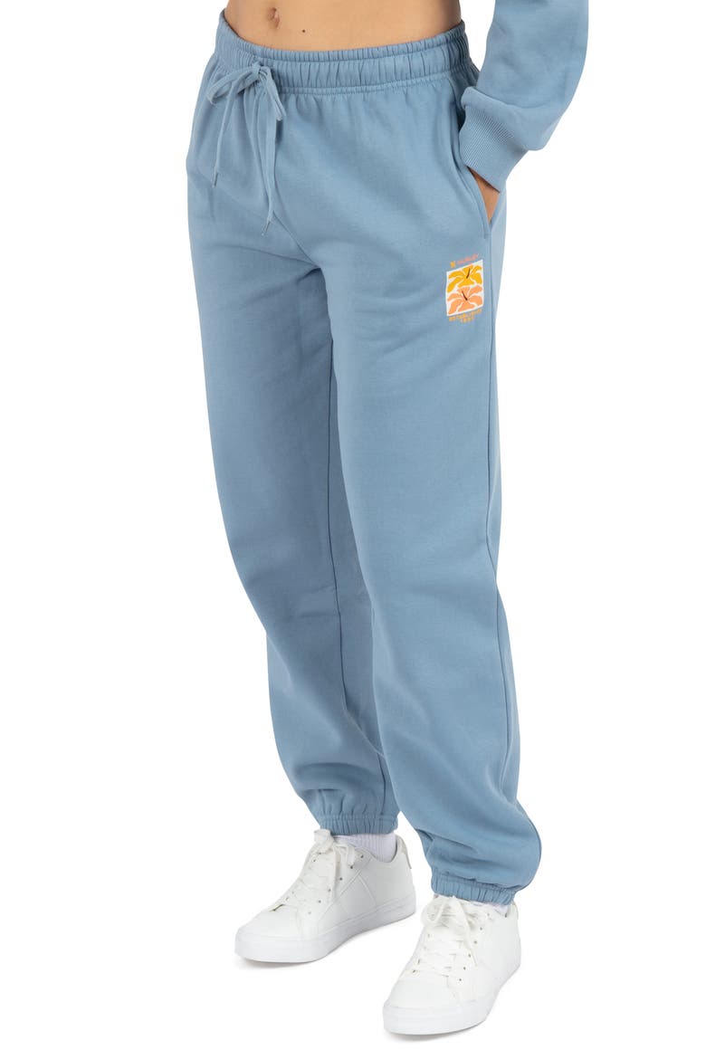 Stacked Fleece Sweatpants, Alternate, color, SAILING