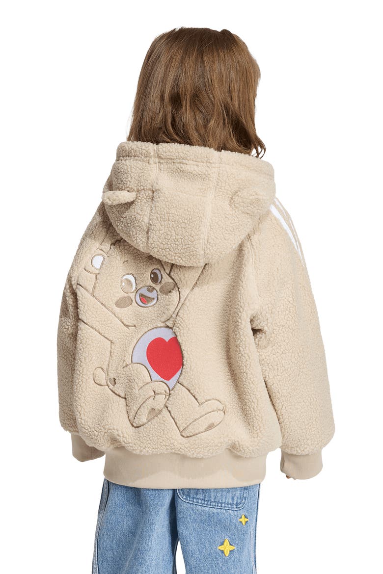 Kids' SST Fleece Hooded Jacket, Alternate, color, KHATHR