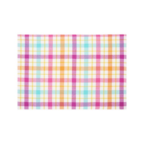 C & F Home C&f Home Colorful Easter Egg Charm & Plaid Spring Placemats Set Of 6 Springtime, 14" X 20" In Multi