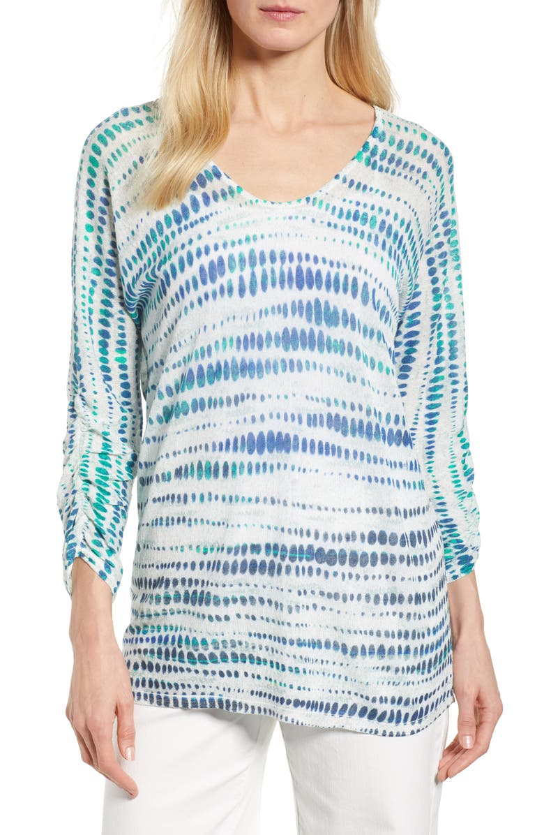 NIC+ZOE High Point Print Top, Main, color, 