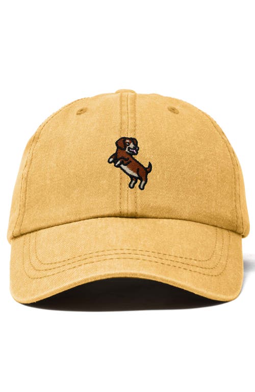DALIX DALIX DACHSHUND EMBROIDERED DAD CAP