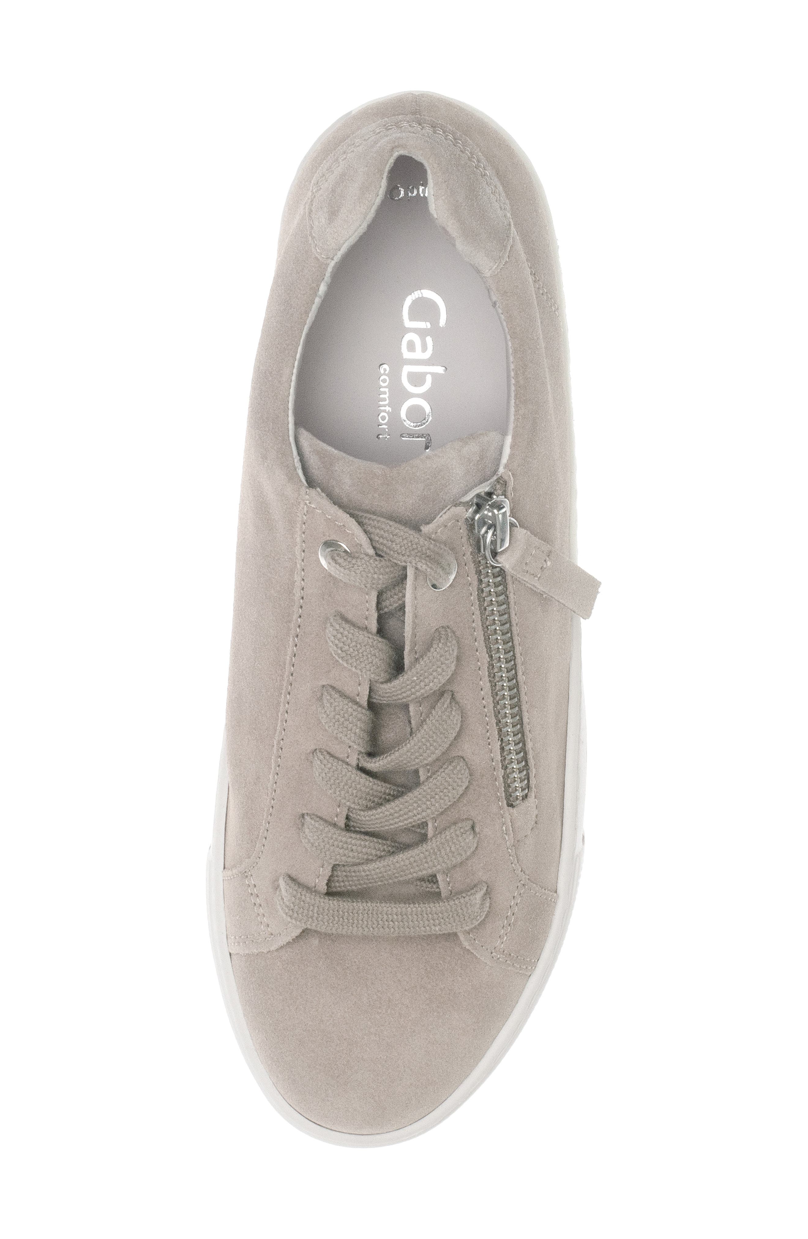 Gabor 46.498 Platform Zip Sneaker, Alternate, color, Silk
