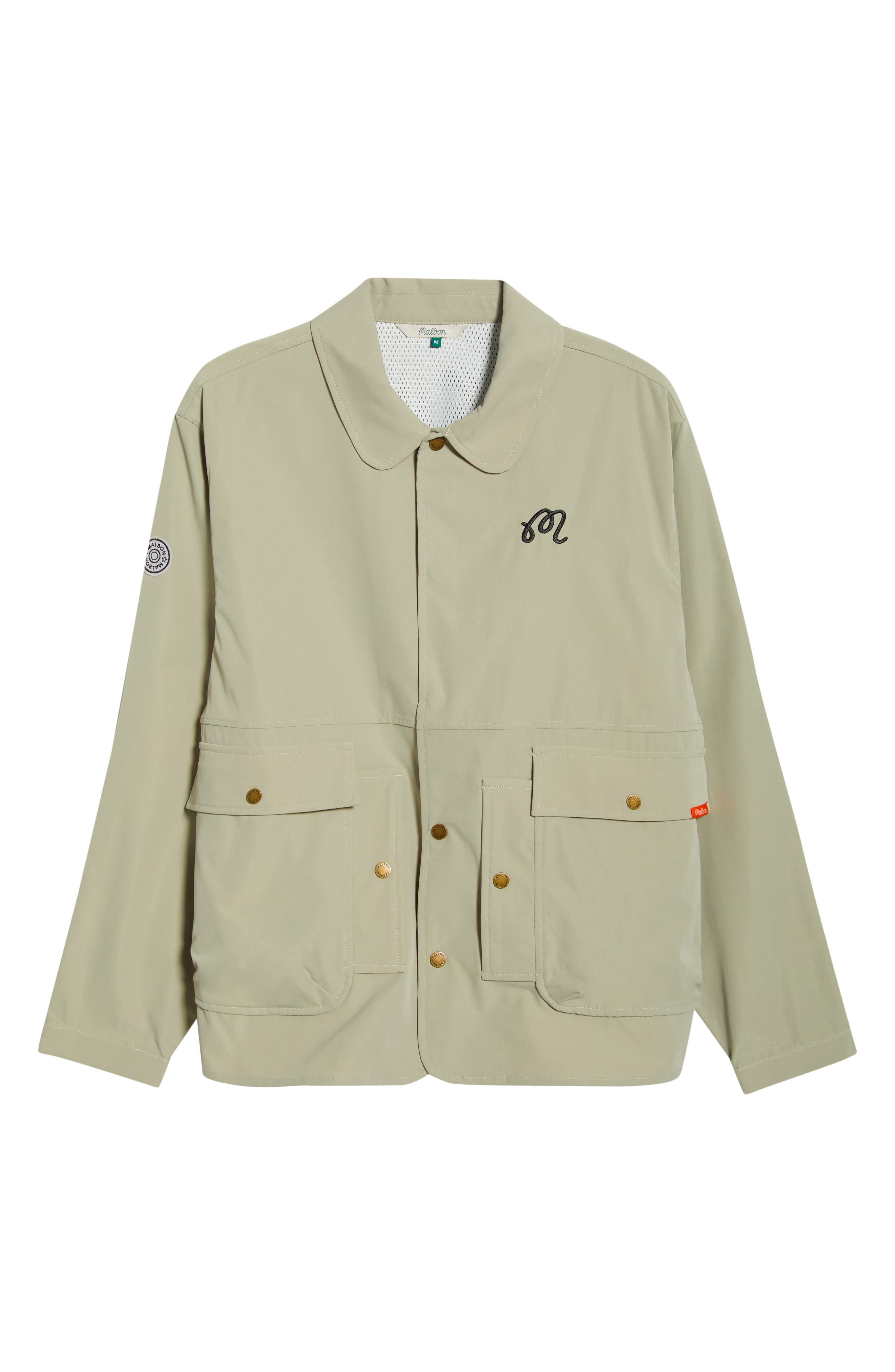 Malbon Golf Brigands Shirt Jacket In Green