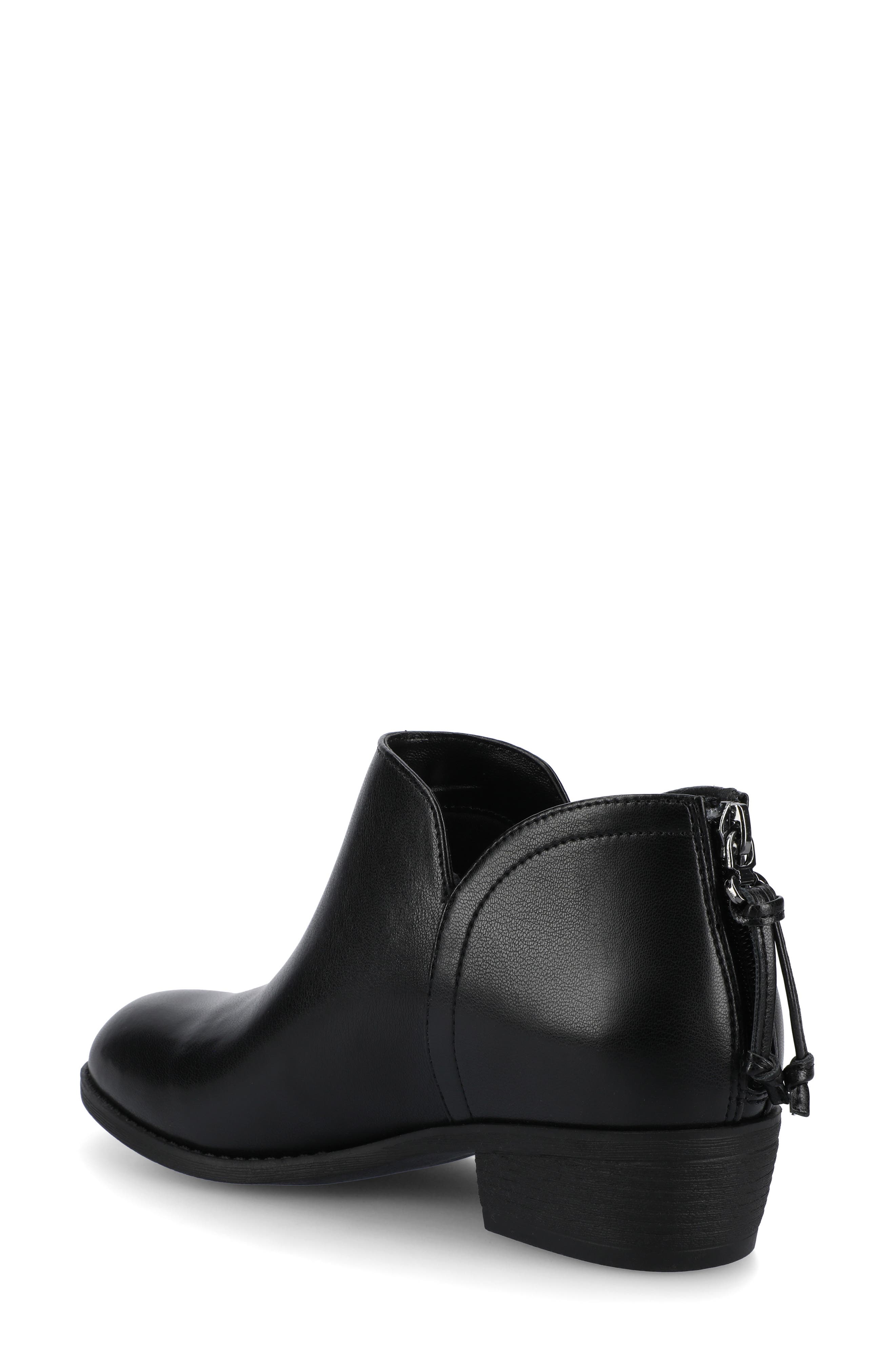 JOURNEE Livvy Ankle Bootie, Alternate, color, BLACK PU