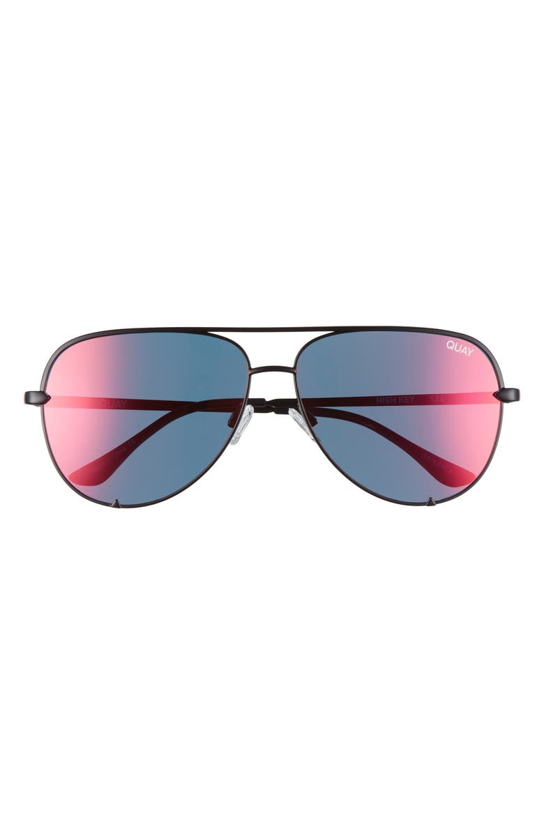 QUAY High Key 64mm Aviator Sunglasses, Main, color,