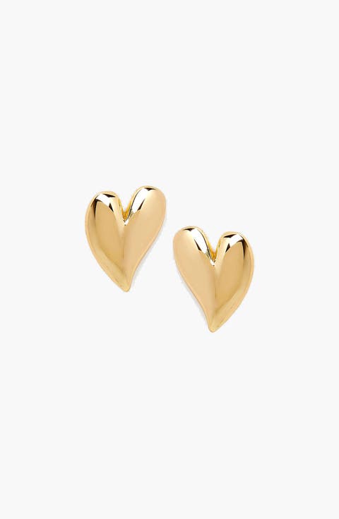 Mini Heart Stud Earrings