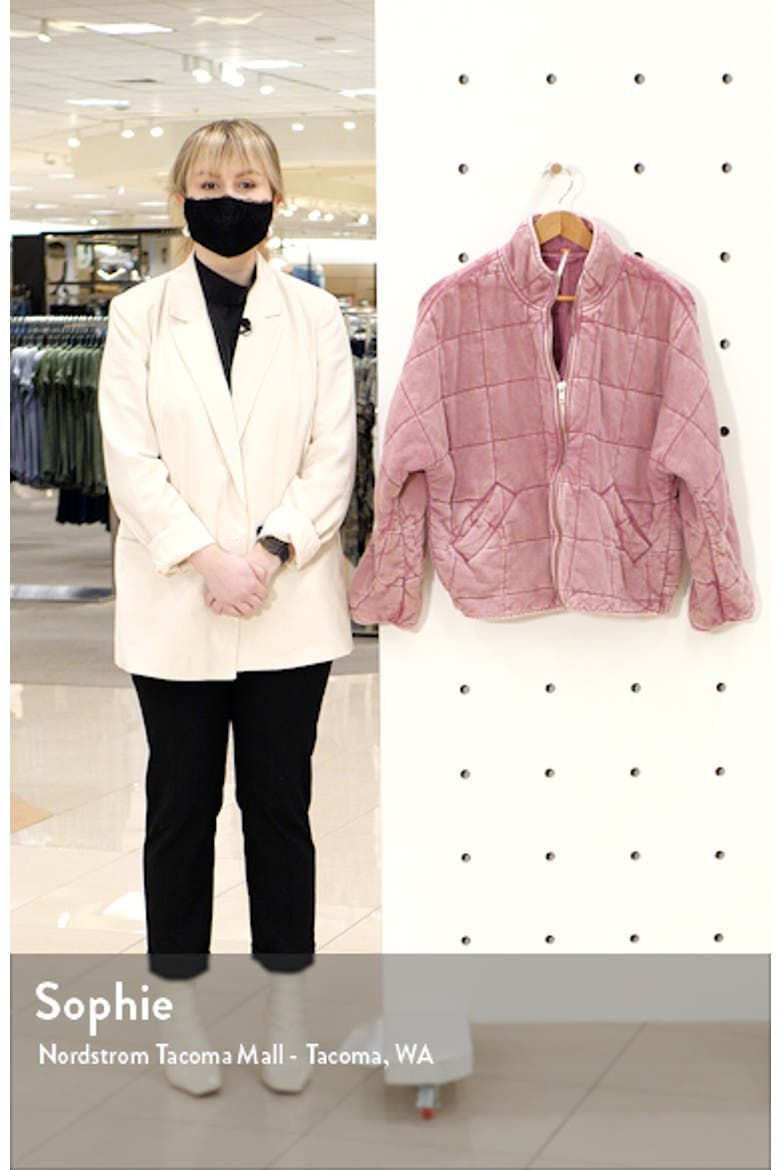 We the Free Dolman Sleeve Quilted Jacket video