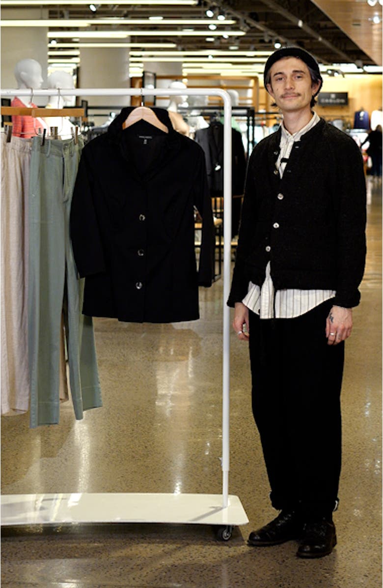 Ruffle Collar Cotton Poplin Blouse, sales video thumbnail