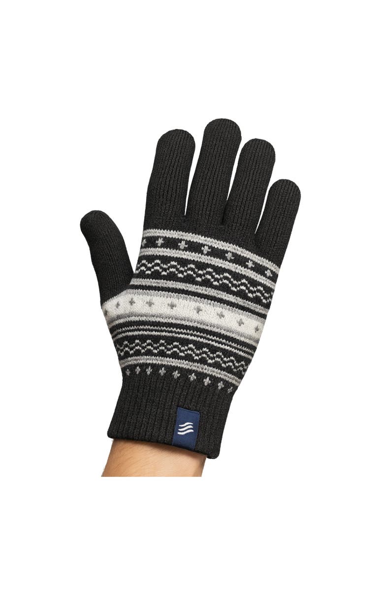 United By Blue The Extreme Weather 2-pack waterproof plush lined mitten and knit glove 2-pack, Alternate, color, Black