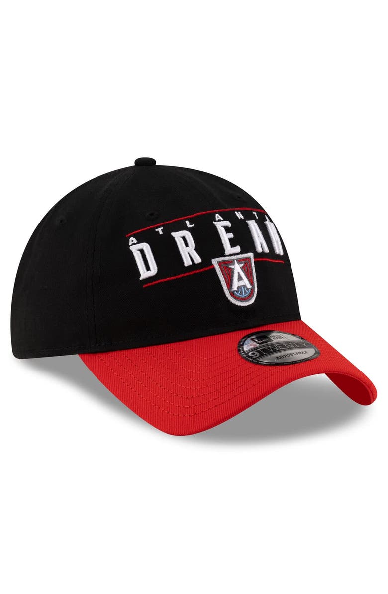 New Era Unisex New Era Black/Red Atlanta Dream 2025 WNBA Draft 9TWENTY Adjustable Hat, Alternate, color, 