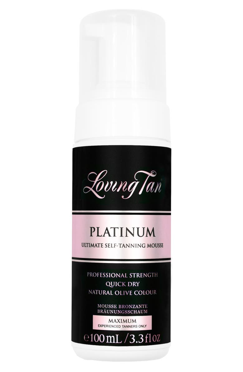 Loving Tan Platinum Ultimate Self Tanning Mousse, Main, color, Maximum