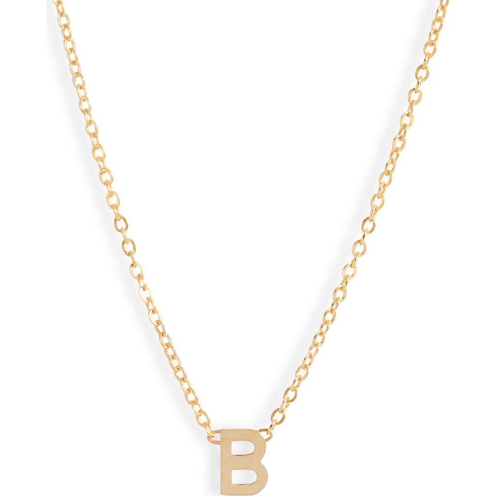 Set & Stones Cheyenne Initial Pendant Necklace In Gold/i