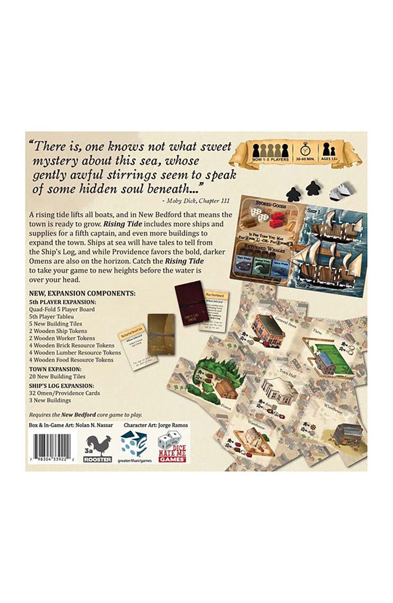 Greater Than Games, LLC Rising Tide Expansion Board Game, Ages 13+, Alternate, color, Multicolored