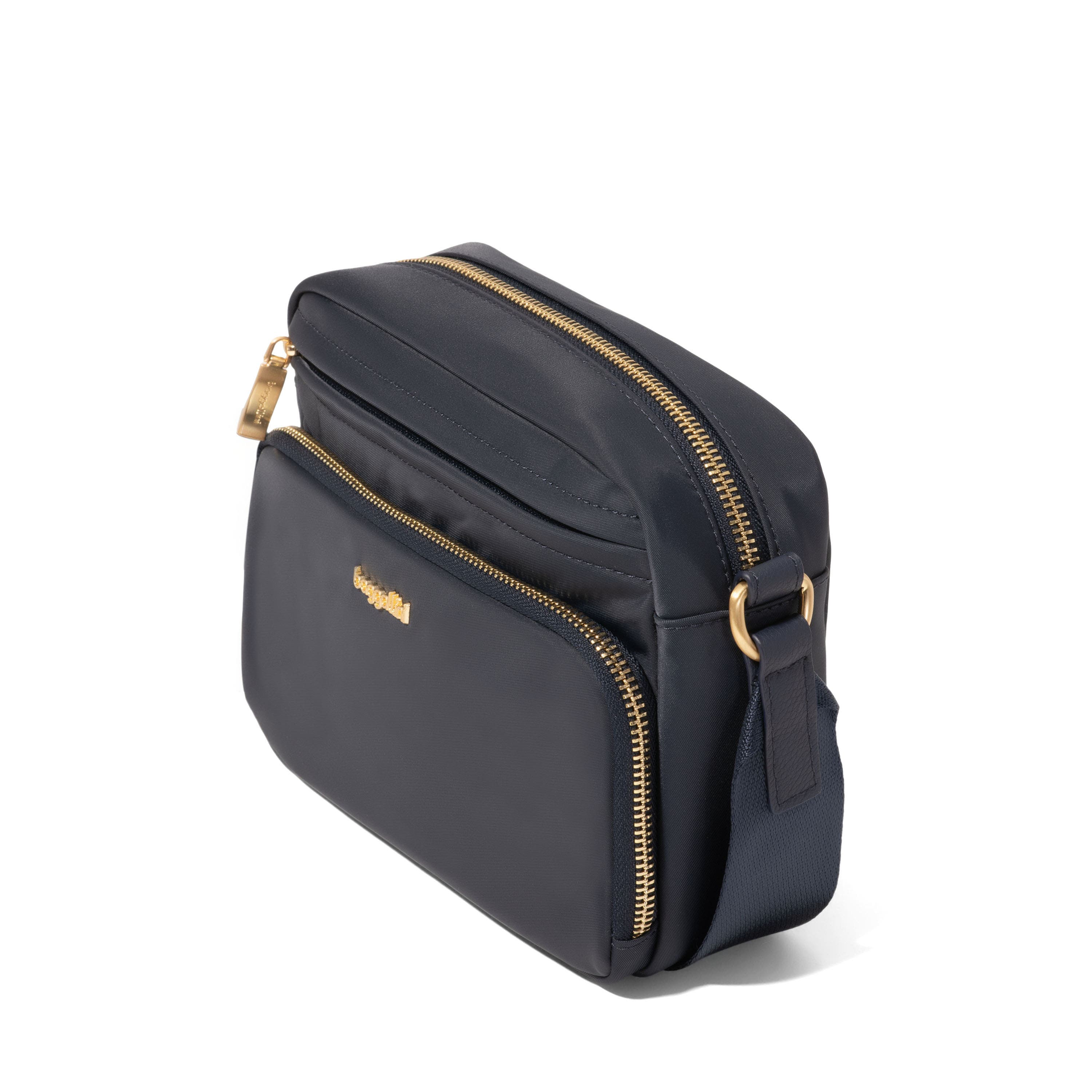 Mott Crossbody, Alternate, color, French Navy With Gold Hardware
