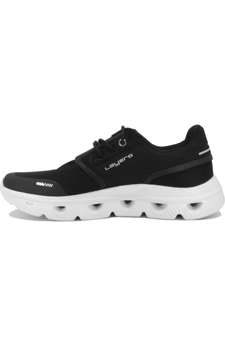 LAYER 8 Aero Flex Sneaker, Alternate, color, Black