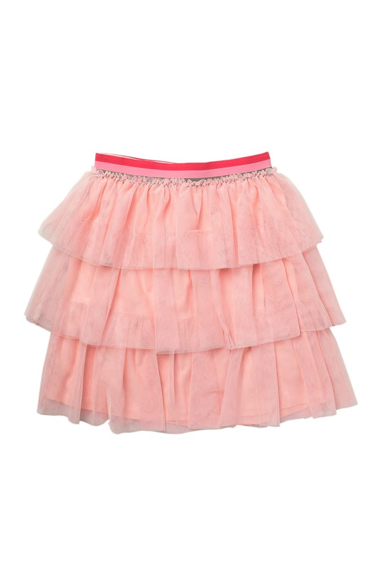 BCBG Girls Tiered Mesh Skirt, Main, color, 