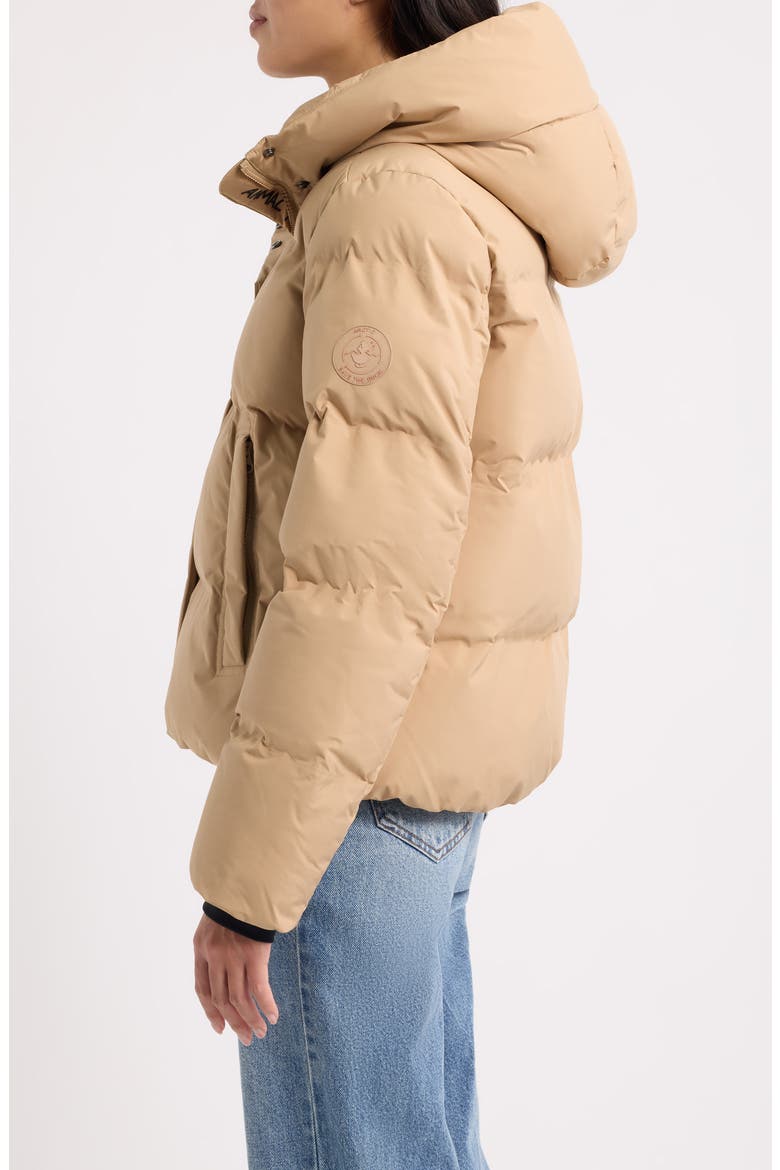 Alaska Water Resistant Puffer Jacket, Alternate, color, BISCUIT BEIGE