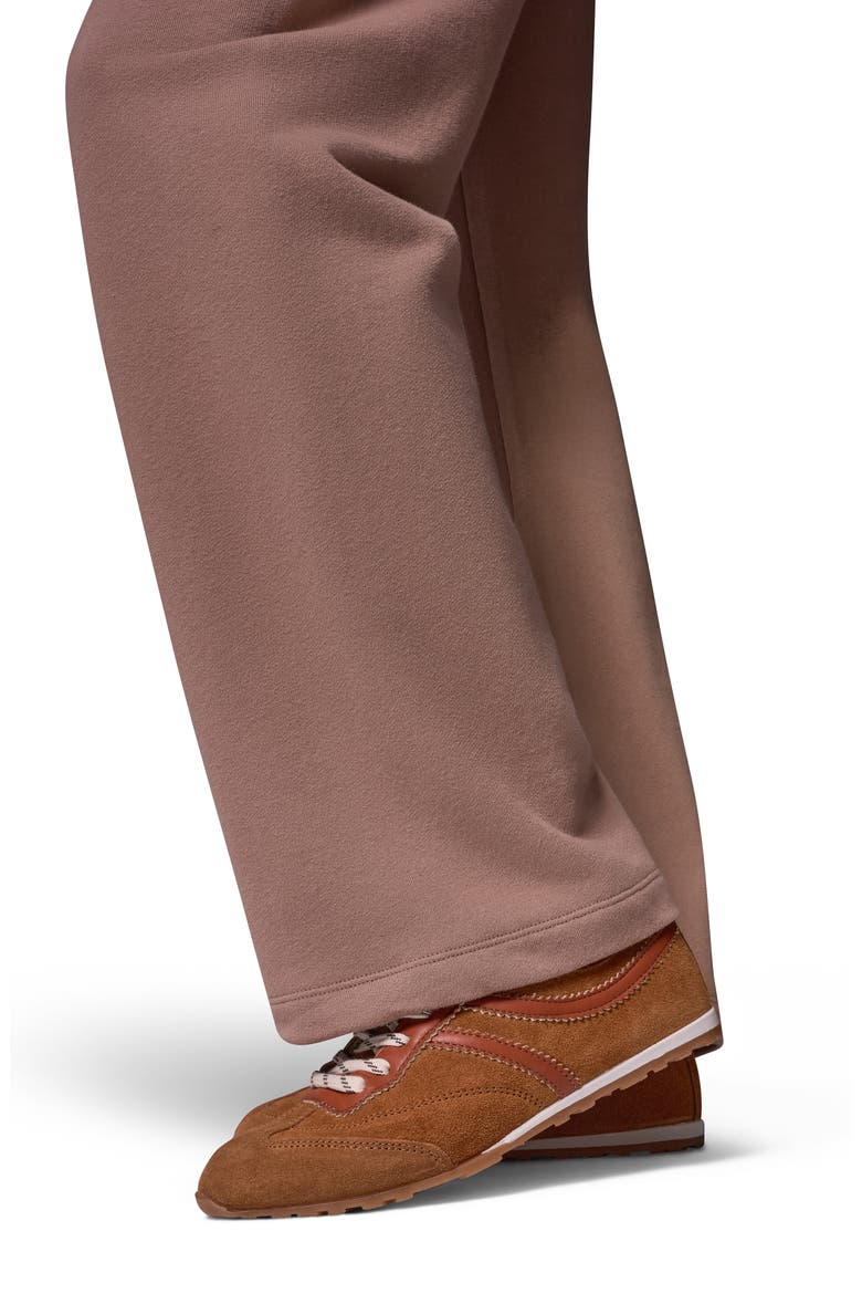 French Terry Straight Leg Pants, Alternate, color, CAMEL