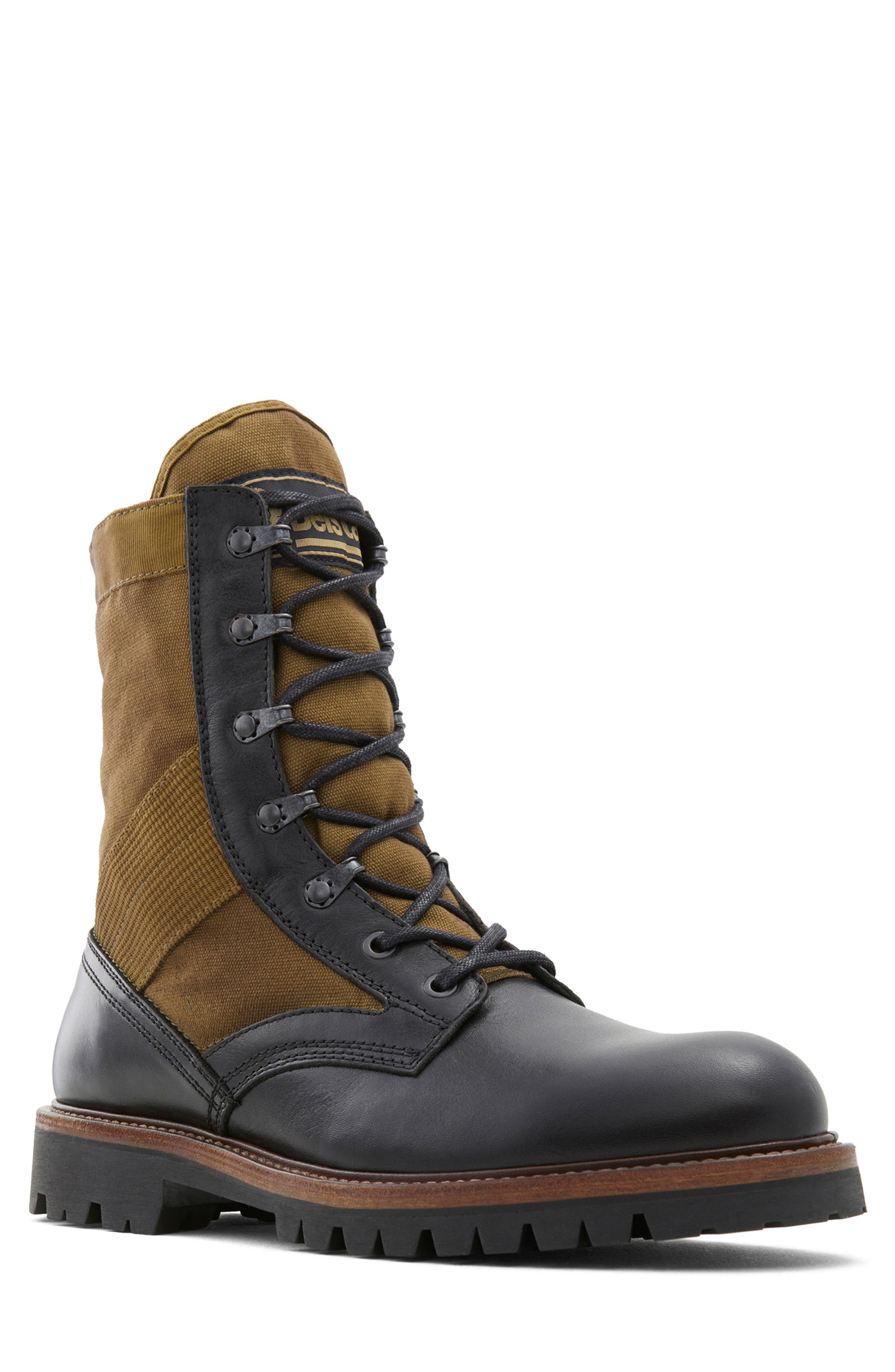 Belstaff Trooper Plain Toe Boot, Main, color, 