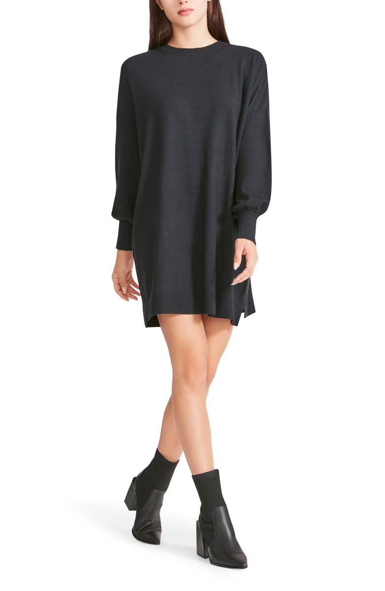 BB Dakota by Steve Madden Olivia Long Sleeve Sweater Minidress, Alternate, color, 