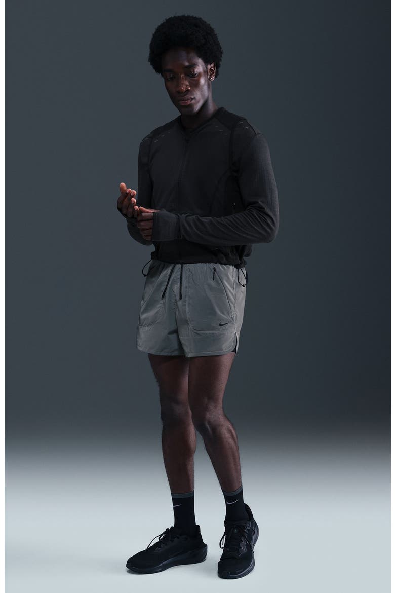 Dri-FIT 2-in-1 Reflective Running Shorts, Alternate, color, BLACK/ REFLECTIVE SILVER