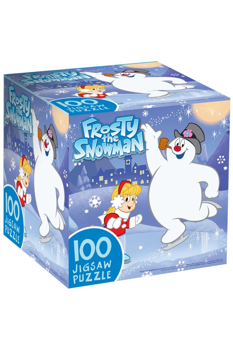 Frosty the Snowman 100 Piece Puzzle, Main, color, Multicolor