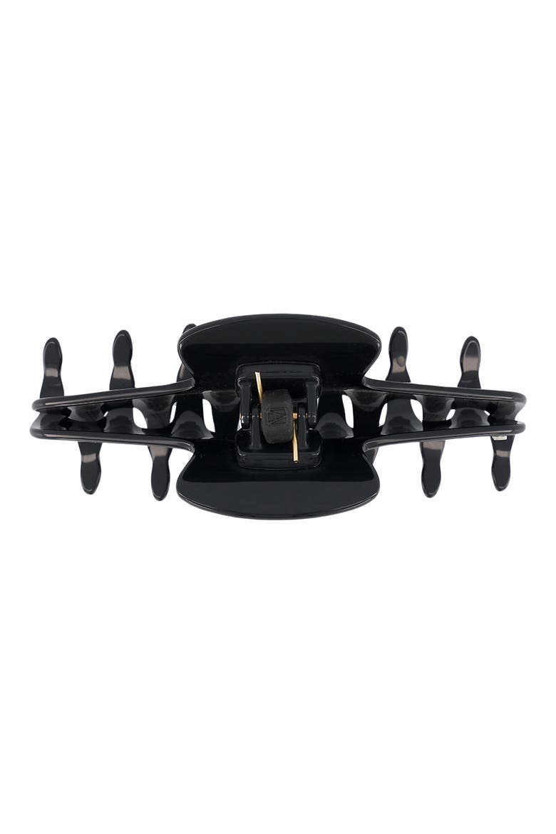 Large Claw Clip, Alternate, color, BLACK