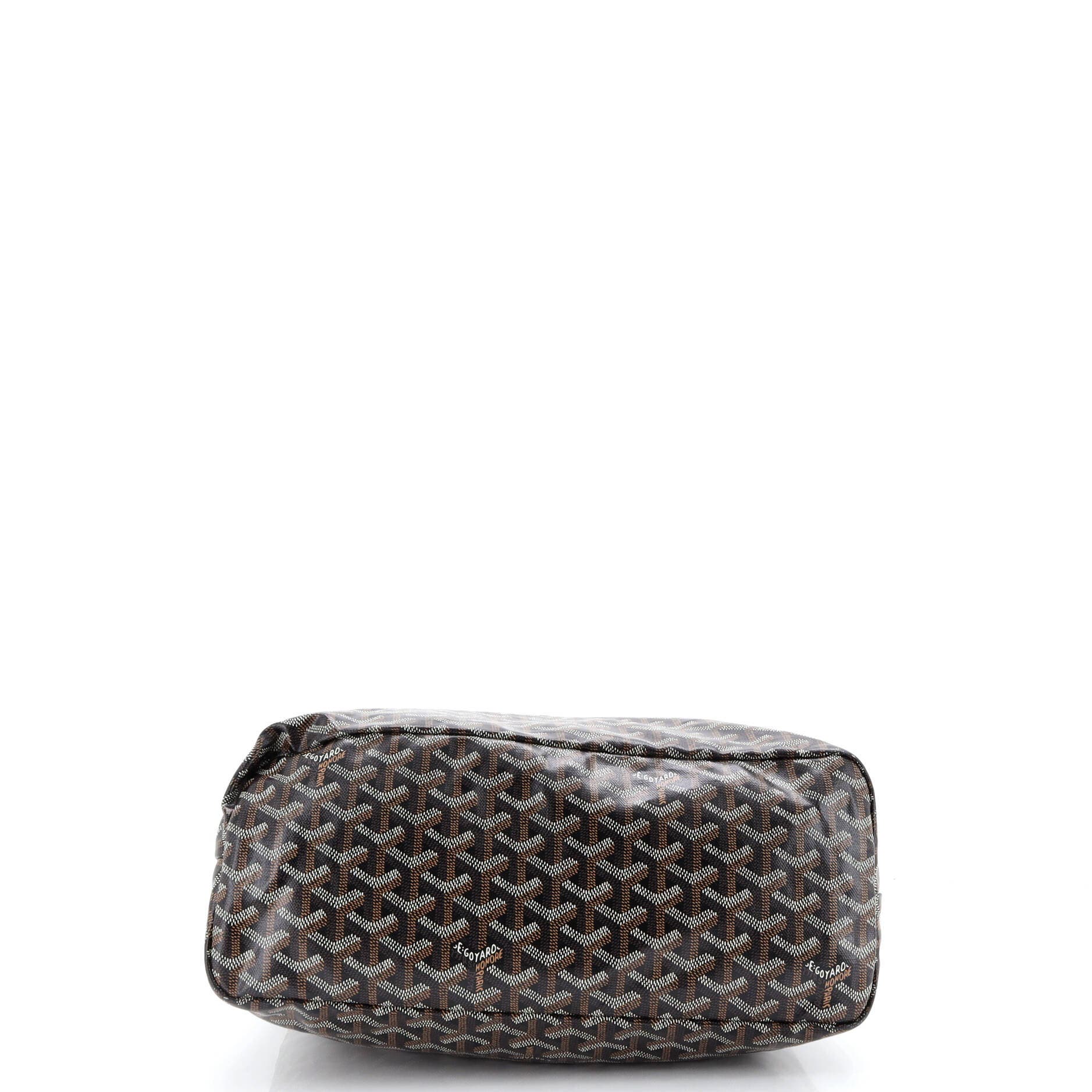 Pre-Owned Goyard Boheme Hobo Coated Canvas, Alternate, color, Black