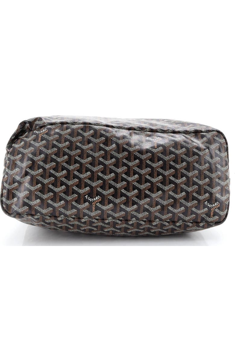 Pre-Owned Goyard Boheme Hobo Coated Canvas, Alternate, color, Black