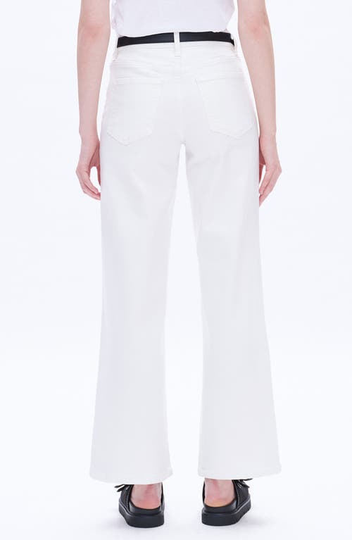 Bayeas Emma High Waist Wide Leg Jeans In White
